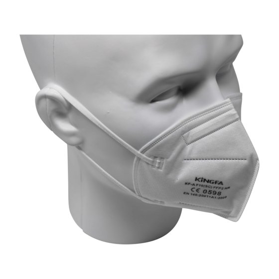 Atemschutzmaske Kingfa, Klasse FFP2 NR Medical, ohne Ventil, EN 149 medizinische
