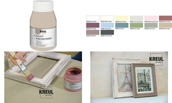 KREUL Kreidefarbe Chalky, White Cotton, 500 ml (57602114)
