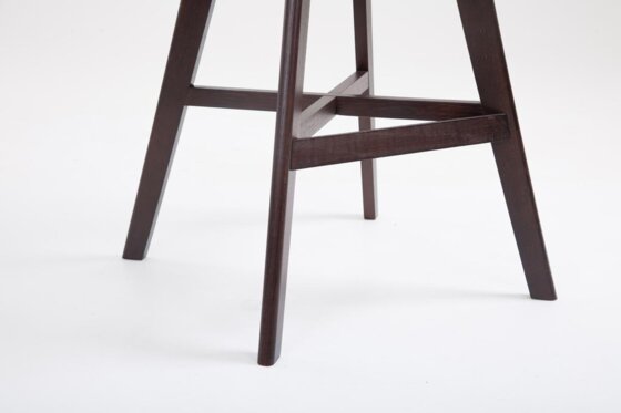 2er Set Barhocker Cannes Stoff cappuccino rot - 2