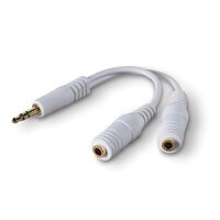 Belkin Headphone Splitter Audio-Kabel 3.5mm 2 x 3.5mm Weiß - 1