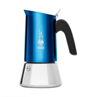 Bialetti Venus - Mokka-Kanne - 0,17 l - Blau - Edelstahl - Edelstahl - 4 Tassen - Thermoplast