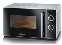 SEVERIN 2-in-1 Mikrowelle mit Grill 700 W, Grillofen mit 9 Automatikprogrammen, Mikrowelle mit