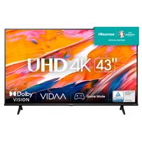 Hisense 43A6K - 109,2 cm (43") - 3840 x 2160 Pixel - 4K Ultra HD - Smart-TV - WLAN - Schwarz