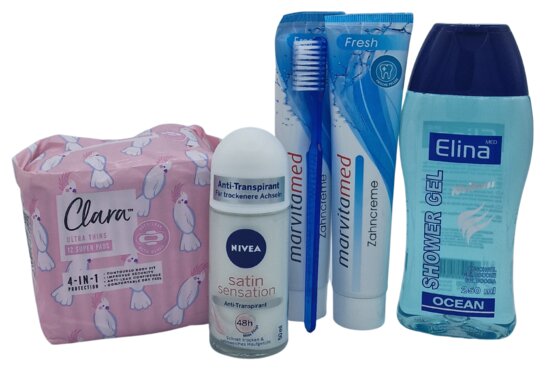 Hygiene Set Frauen für 7 Tage
