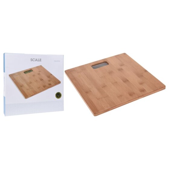 Bathroom Solutions Personenwaage Bambus 30x30 cm - 3