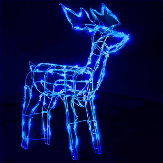 3-tlg. LED-Rentiere Set Weihnachtsdeko 229 LEDs - 3