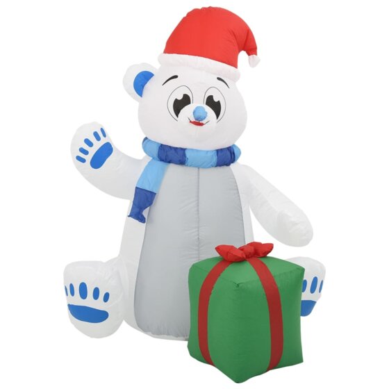 Aufblasbarer Eisbär LED Indoor und Outdoor 1,8 m - 2