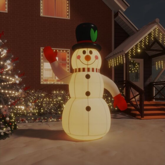 Aufblasbarer Schneemann mit LEDs 240 cm - 1