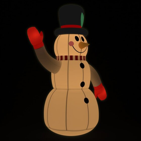 Aufblasbarer Schneemann mit LEDs 240 cm - 2