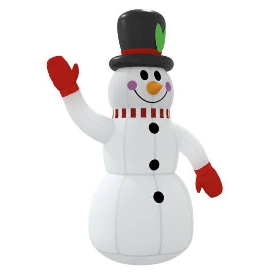 Aufblasbarer Schneemann mit LEDs 240 cm - 3