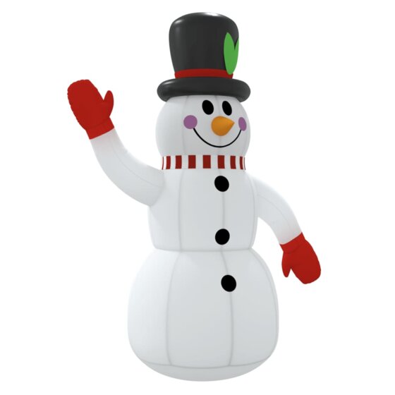 Aufblasbarer Schneemann mit LEDs 300 cm - 2