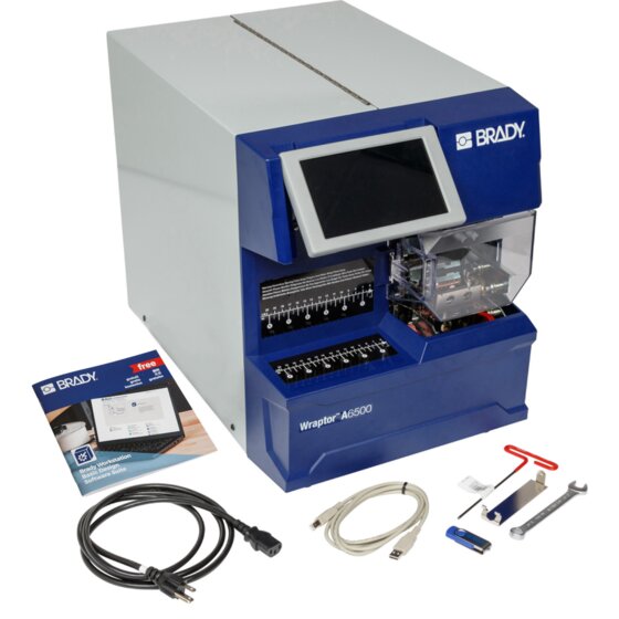 Brady Corporation Brady People ID Wraptor A6500 - Verkabelt - Blau - Grau - 1