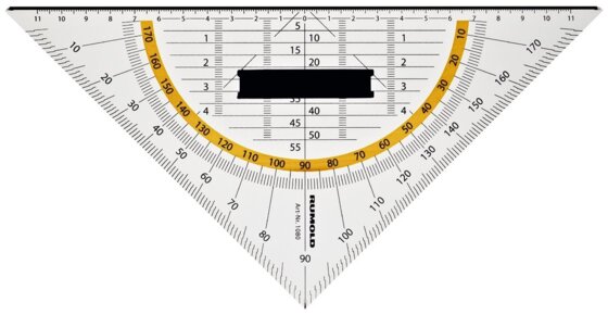 Geometriedreieck mit