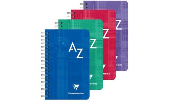 Clairefontaine Registerbuch, 75 x 120 mm, kariert (87000372)