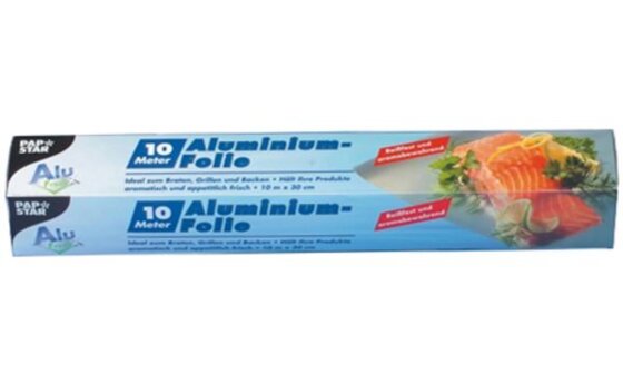 PAPSTAR Alufolie, Breite: 300 mm, Länge: 20 m (6414020) - 2