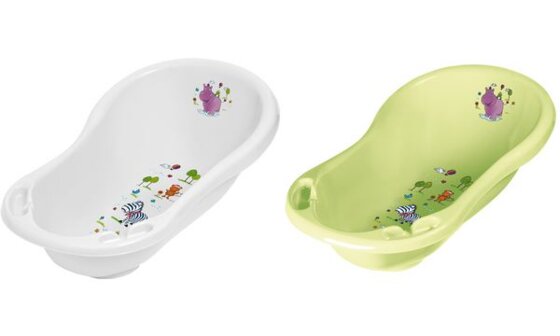 keeeper kids Babywanne "maria hippo", mit Stöpsel, weiß (6440330) - 2