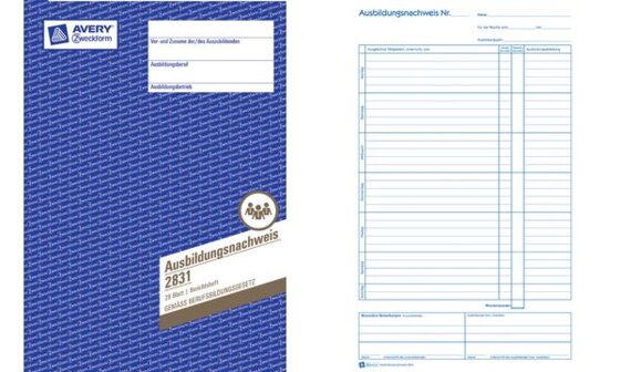 AVERY Zweckform Formularbuch "Reisekostenabrechnung", A5 (7200743) - 2