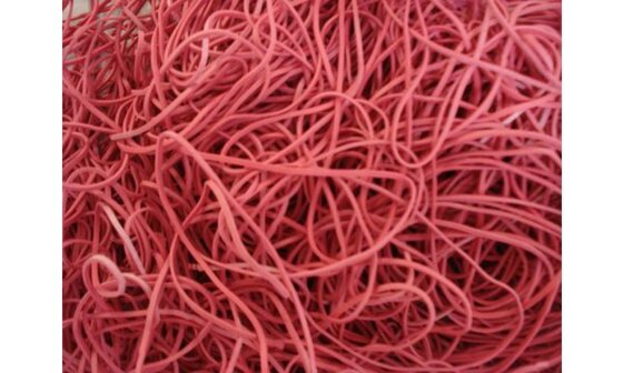 dm-folien Gummiringe im Beutel, rot, 120 mm, Großpackung (8742535) - 2