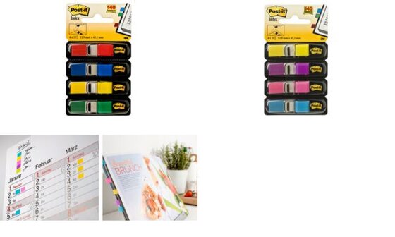 Post-it Haftmarker Index Mini, 11,9 x 43,2 mm, 4-farbig (9006038) - 2