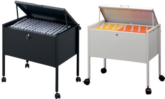 DURABLE Hängemappen-Wagen "Economy 80 Top", grau (9309810) - 2
