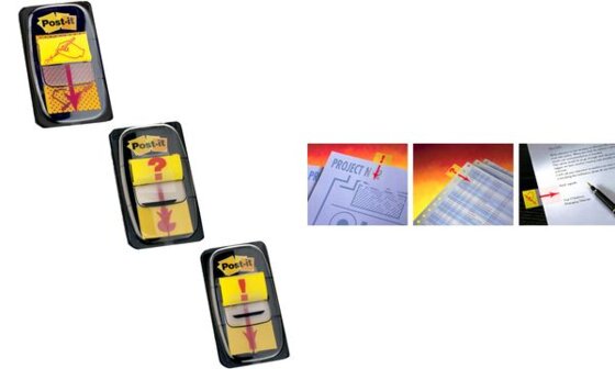 Post-it Haftmarker Index Symbol "Unterschrift", gelb (18010075) - 2