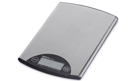 MAUL Briefwaage MAULsteel II, Tragkraft: 5.000 g, silber (62060424) - 2