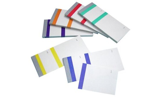 ELVE Bon-Block, gelb, Maße: (B)135 x (H)60 mm (83500004) - 2