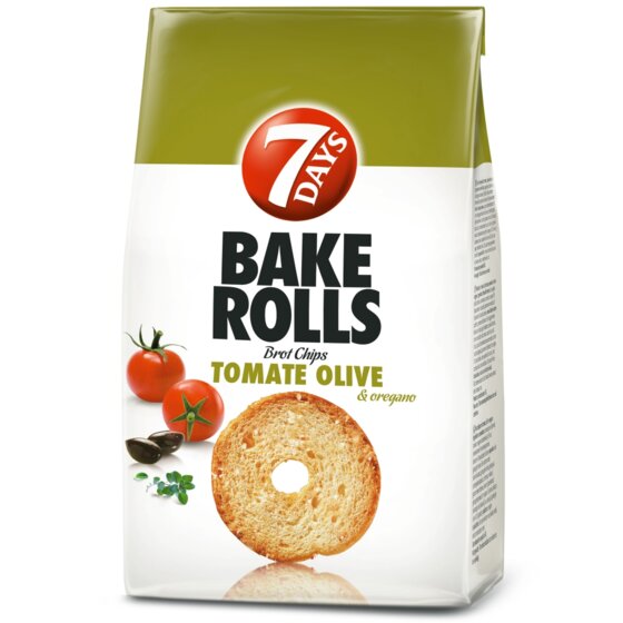 7Days Bake Rolls Tomate Olive & Oregano 250g Inhalt: 250g