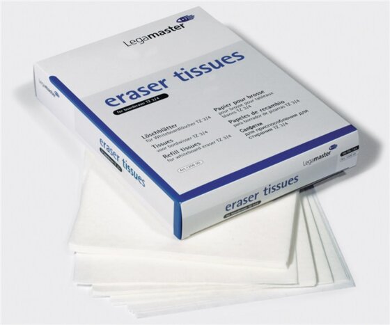 Legamaster Löschpapier 7-120600 für Tafellöscher TZ4 100 St./Pack.