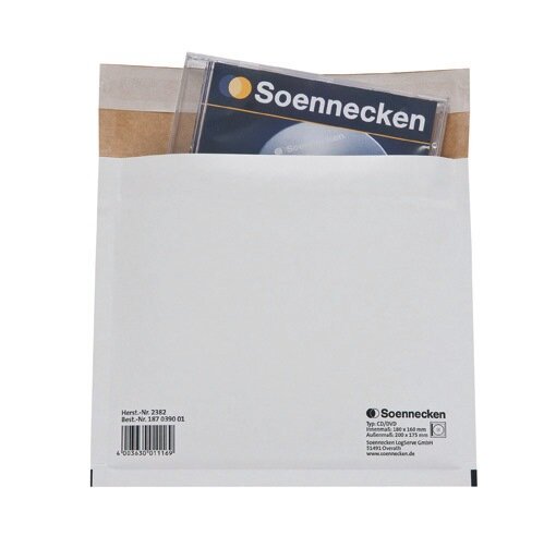 Soennecken CD/DVD Versandtasche 2382 hk Karton weiß - 1