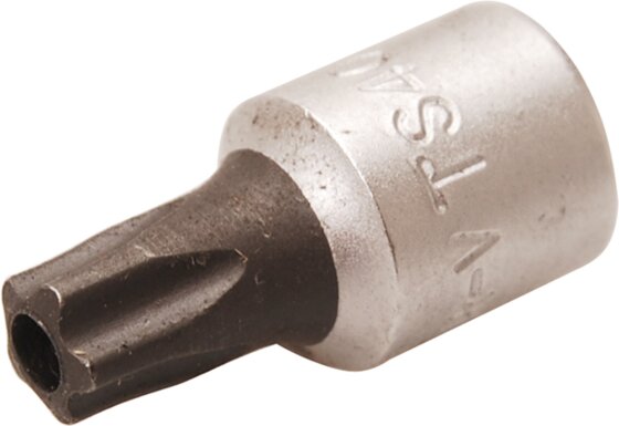 Bit-Einsatz Antrieb Innenvierkant 6,3 mm (1/4") TS-Profil (für Torx Plus) mit Bohrung TS40