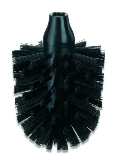 Kela Ersatz Wc-Bürstenkopf La Brosse PET-Kunststoff schwarz 12,6cm 8cmØ - 1