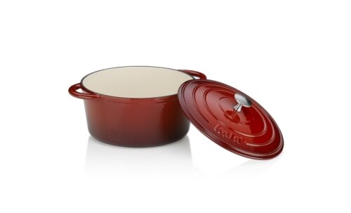 KELA Bräter Calido Bräter Calido Gusseisen rot Rund 11,5cm 24cmØ 4l - 1