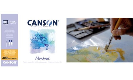 CANSON Aquarellblock "Montval", DIN A3, 100 Blatt (5299091)