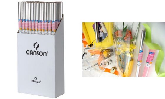 CANSON Geschenkfolie transparent, 35 my, 50er Display (5297644)