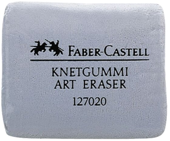 FABER-CASTELL Knetgummi-Radierer ART ERASER, grau (5652212)