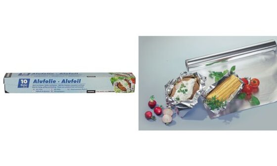 PAPSTAR Alufolie, Breite: 300 mm, Länge: 20 m (6414020) - 1