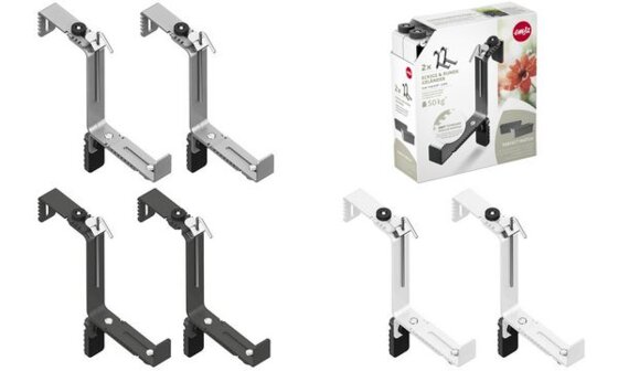 emsa Blumenkasten-Halter VARIO COMFORT, aluminium (6461409)