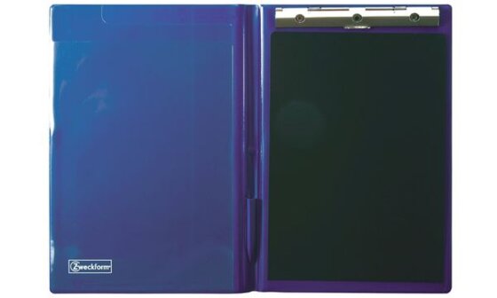 AVERY Zweckform Klemm-Mappe, A4, PVC-Folie, blau (7202301)