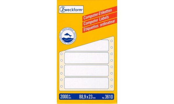 AVERY Zweckform Computer-Etiketten, endlos, 88,9 x 48,4 mm (7205103)