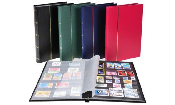 EXACOMPTA Briefmarkenalbum, 225 x 305 mm, rot, 48 Seiten (8701471)