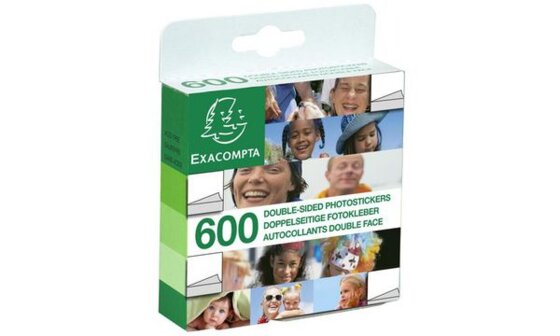 EXACOMPTA Foto-Klebepads, weiß, beidseitig klebend (8701494)
