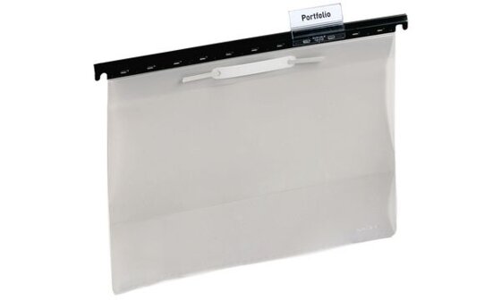 DURABLE Hängehefter, DIN A4, grau, 60 mm Vollsichtreiter (9260210)