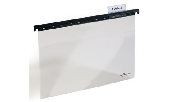 DURABLE Hängehefter, DIN A4, transparent, 60 mm Rastreiter (9260419)