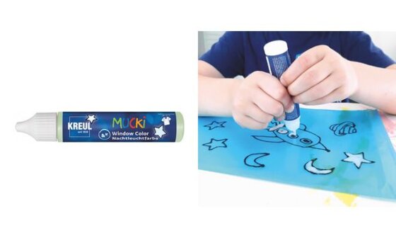 KREUL Window Color Nachtleuchtfarbe Pen "MUCKI", 29 ml (57601930)