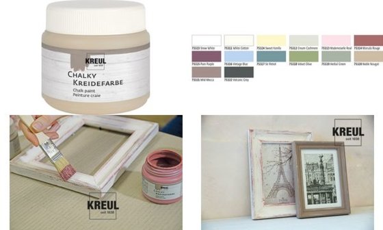 KREUL Kreidefarbe Chalky, Velvet Olive, 150 ml (57602050)