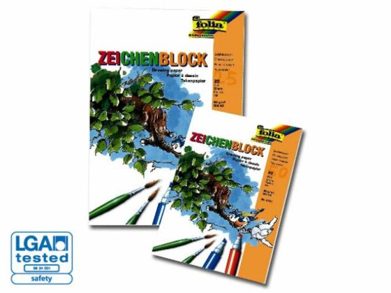 folia Zeichenblock, DIN A3, 120 g/qm, 10 Blatt (57906122)