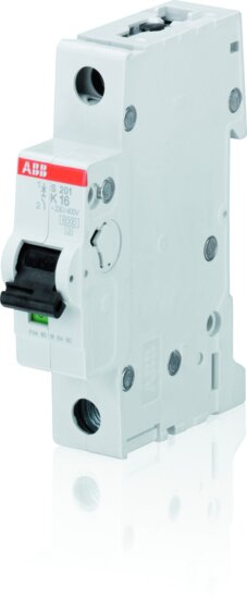 ABB ABB Leitungsschutzschalter B 16A 1p 230V S201-B16 6kA 1TE AC 50Hz IP20