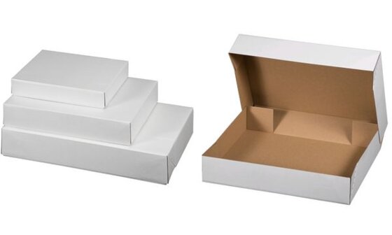 SMARTBOXPRO E-Commerce Stülpschachtel, mittel, weiß (71600415)