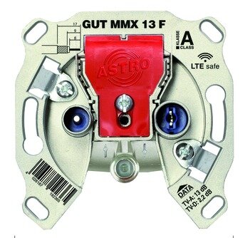 ASTRO ASTRO Durchgangsdose 3f 13dB/860 2dB/860 GUT MMX 13 F 5-1218MHz Mod